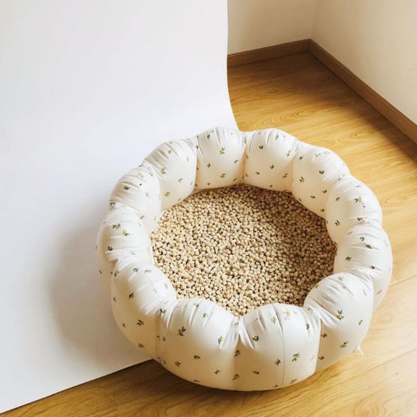 

pool & accessories 90cm inflatable petal swimming for baby household outdoor paddling soft pvc round colorful balls fence play space room