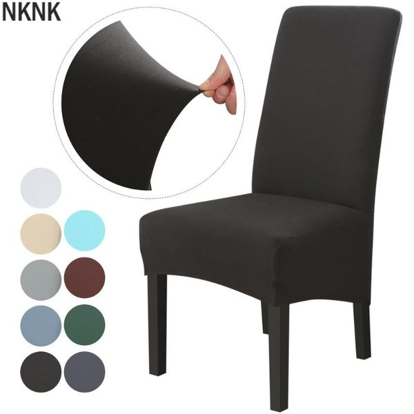 

size chair cover spandex solid color dining covers -dirty stretch kitchen for home fundas sillas