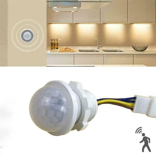 

smart home control mini pir sensor detector switch 110v 220v led infrared motion detection automatic light