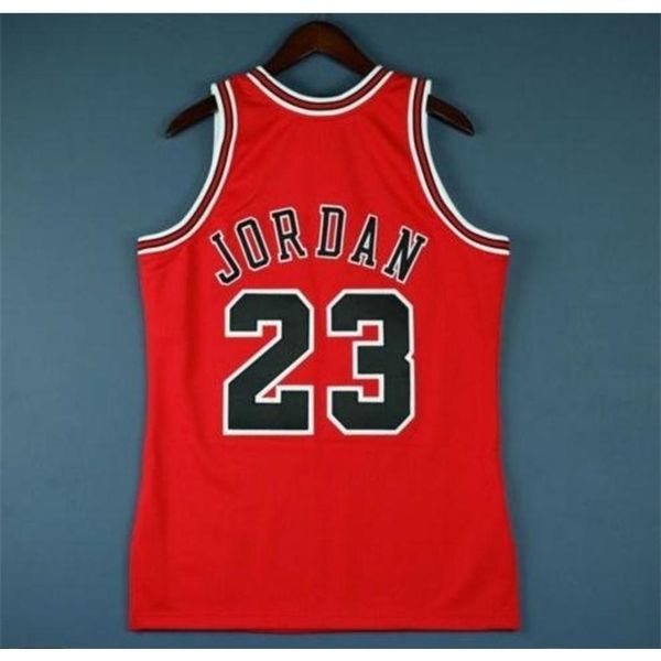 

001a custom men youth women vintage michael mitchell ness 97 98 finals college basketball jersey size s-6xl or custom any name or number jer, Black