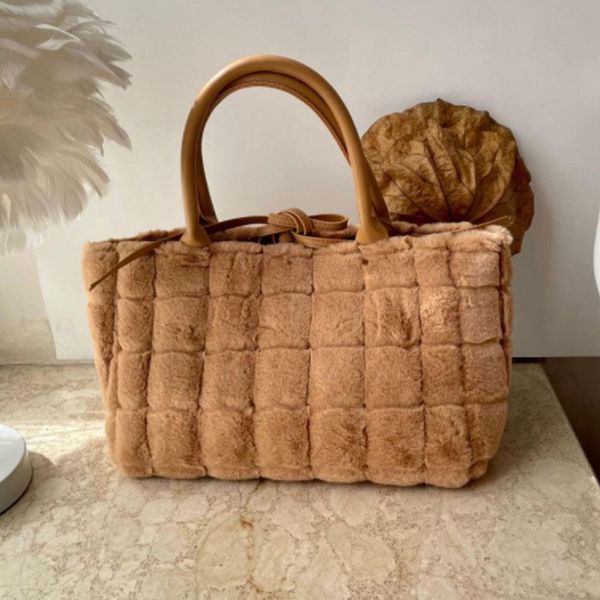 

evening bags fashion winter women faux fur handbags female luxury shoulder bag tote girl bolsas