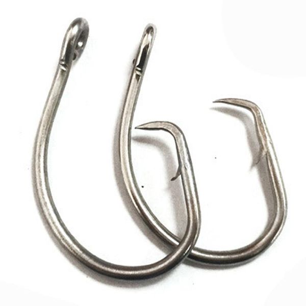 

fishing hooks 2021 large fishhook ring olecranon hook stainless steel big fish