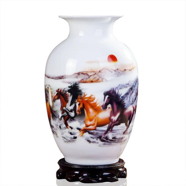 

vases ceramic pottery decoration living room flower arrangement modern home simple tv cabinet gift