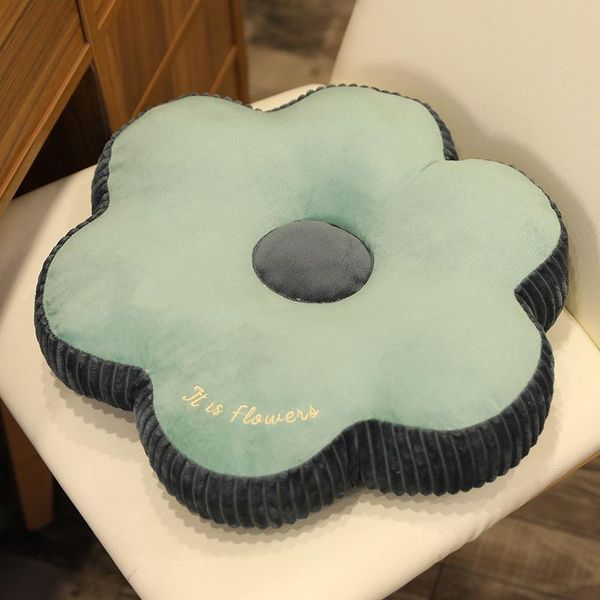

pillow cartoon fluffy flower shape thicken pad students office sofa tatami throw pillows cushions soft and comfortable