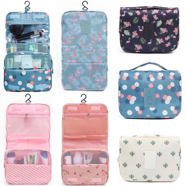 

bathroom storage & organization large travel makeup cosmetic bag toiletry wash case organizer hanging pouch