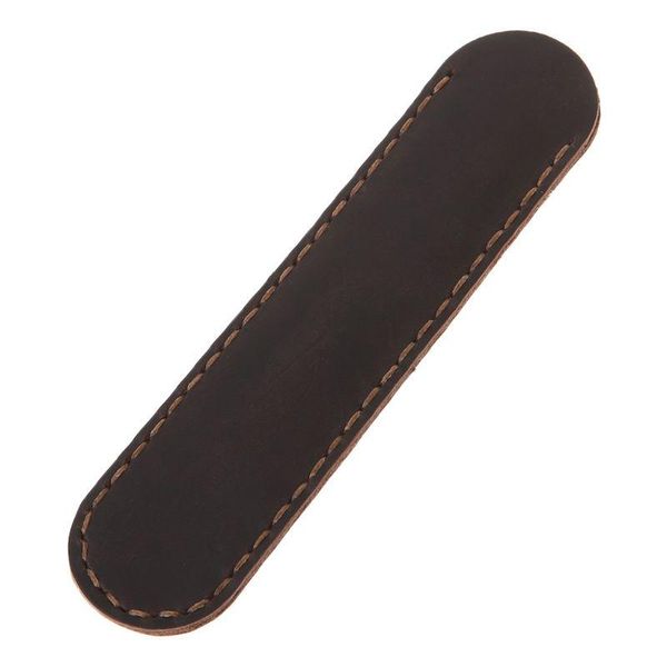 

pencil bags retro leather pen holder ballpoint single-pen protective sleeve cover handmade cross stiched fountain pouch for office