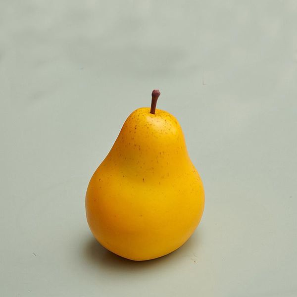 

10pcs 9.5cm*8cm yellow color high imitation fake artificial pear fruit model&artificial plastic simulated party decoration