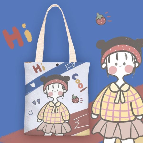 

evening bags 2021 personalized cartoon color self student large capacity bag handbag shoulder