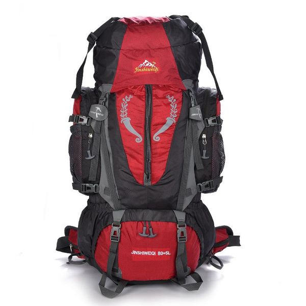 

backpack 2021 arrival large mountaineering bag men women capacity 80+5l travel rucksacktravel outdoor