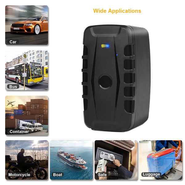 

3g gps tracker car security alarm 20000mah 240 days standby magnets vehicle locator waterproof shock drop web app