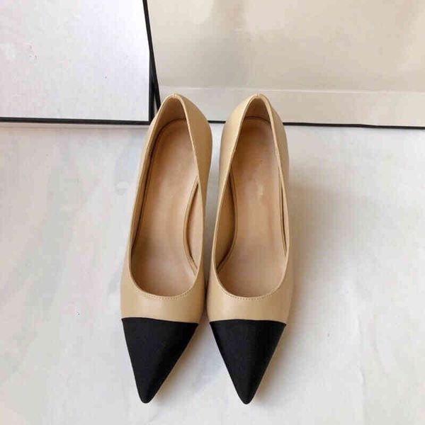 

dress shoes lmznh mature office lady women high heels leather pointed toe pearl slip-on solid simple style pumps fashion party fem, Black
