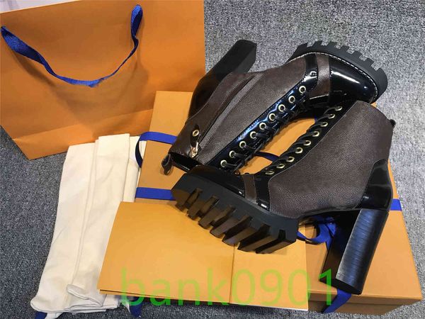 

2023 men women 100% real leather non-slip martin boots mid boot fashion genuine breathable and light shoe with box the fast, Black