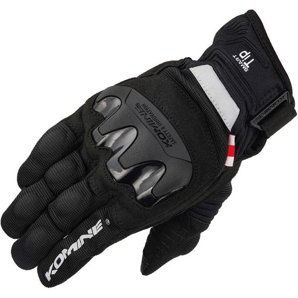 

cycling gloves summer motorcycle men breathable motocross touch screen moto 3d mesh protection, Black