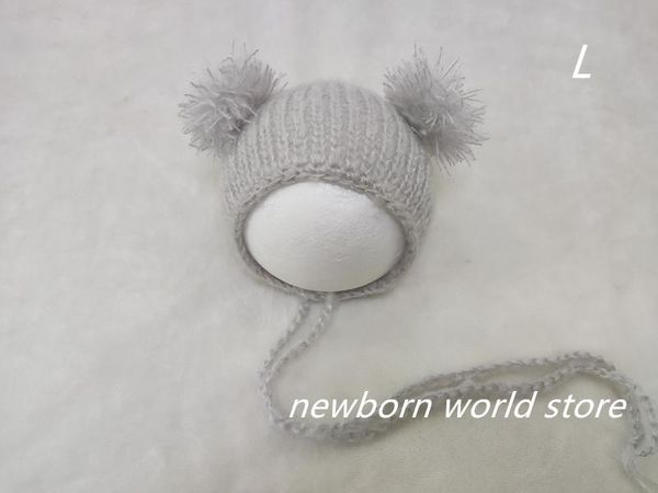 

caps & hats born pography props hat, mohair hat., Yellow