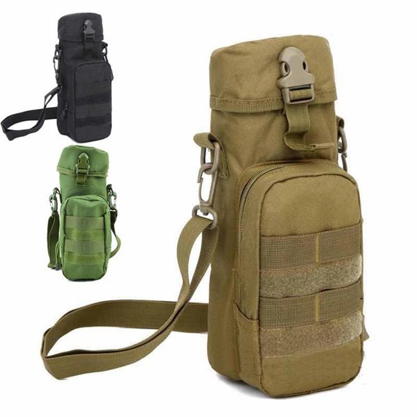 

tactical military kettle bag backpack for men molle body sling single shoulder fishing hiking hunting bags sports outdoor
