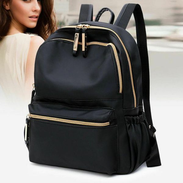 

backpack women's oxford student school bag for teenager female casual black large rucksack travel shoulder 2021 trend