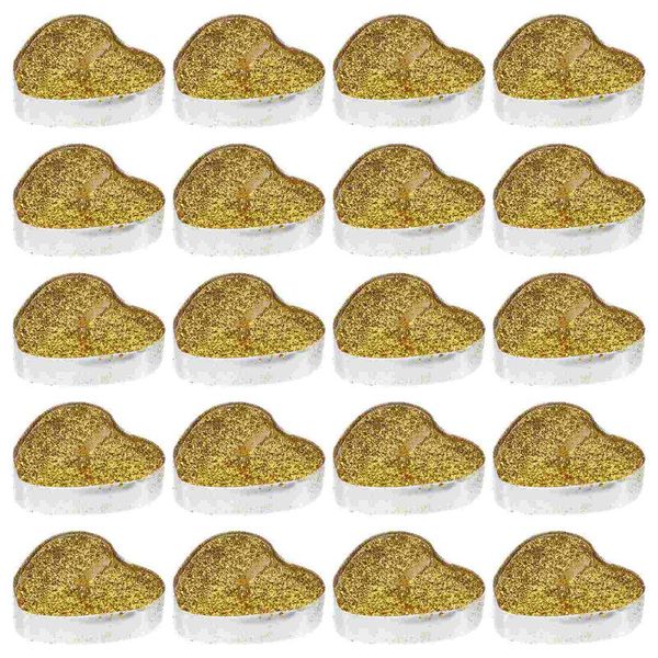 

candles 30pcs romantic heart shaped tealight decorative sequin