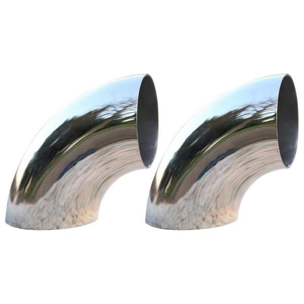

manifold & parts exhaust pipe stainless steel automobile modified elbow universal car muffler tip round for