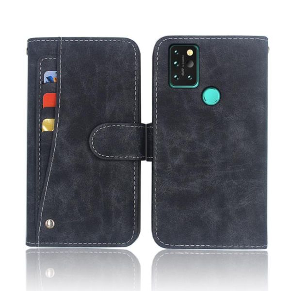 

umidigi a9 pro case 6.3" luxury wallet flip leather phone bag cover for with front slide card slot cell cases