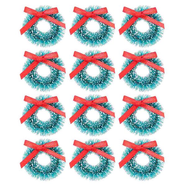 

decorative flowers & wreaths 12pcs artificial christmas wreath decors chic adorable garland
