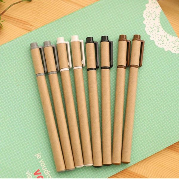 

gel pens paper 0.5mm black ink stationery home, office, school office random delivery writing