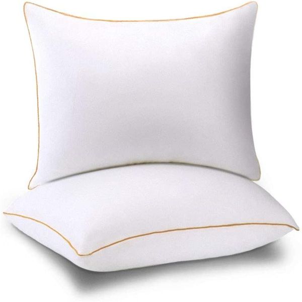 

pillow kuup cotton white sleeping pillows soft luxury collection washable neck american high filling 1pcs