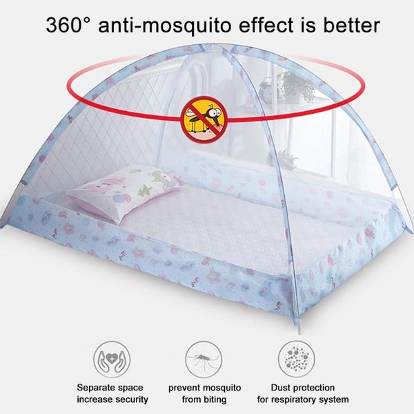 

bottomless children's mosquito net bed baby dome installation crib netting