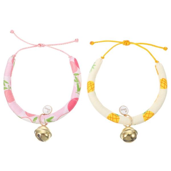 

cat collars & leads 2pcs collar with bell pet choker adornment practical accessory