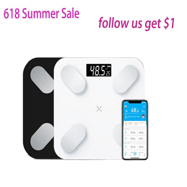 

electronic bluetooth scale rechargeable voice body fat human called app weight bathroom & kitchen scales
