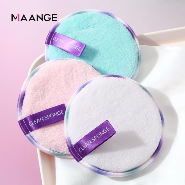 

sponges, applicators & cotton 3pcs soft fiber lazy makeup remover puff facial wash double sided sponge easy to use beauty make up tools