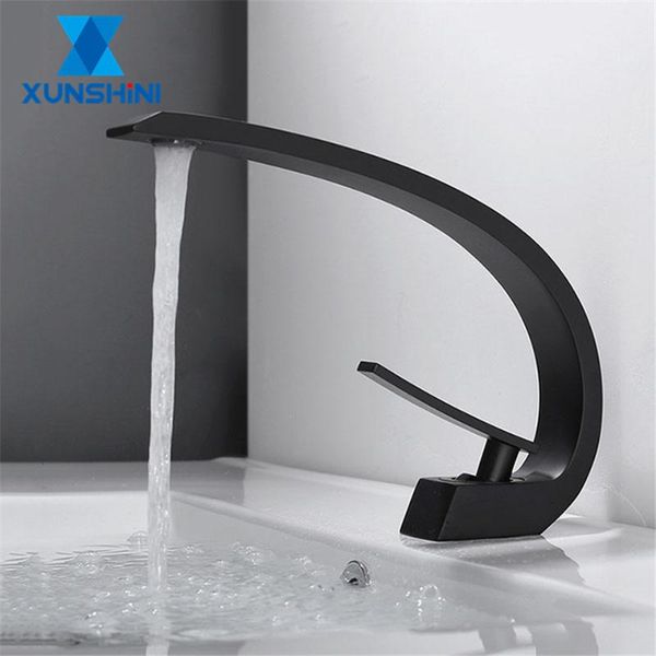 

bathroom sink faucet with lead one hole deck mount curved lavatory mixer solid brass basin faucets