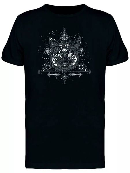 

Third Eye Witch Cat Men's Tee -Image by Shutterstock, White;black