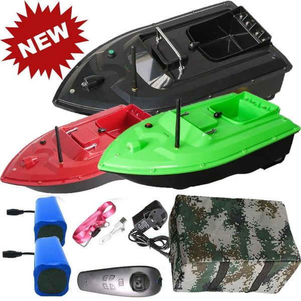 

fish finder 500m wireless remote control fishing bait boat with 2 motors hook post carrying bag spare batteries choice