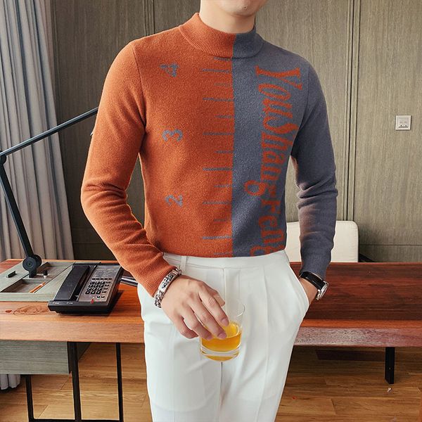 

men's sweaters british style autumn male pullovers sweater long contours pull homme streetwear 3xl- nllv, White;black