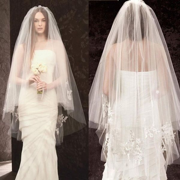 

bridal veils veil simple tulle handmade flowers wedding dresses, Black