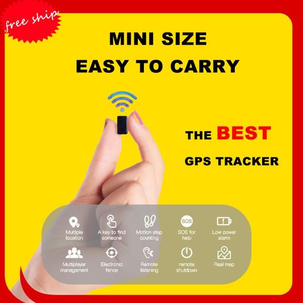 

mini gps tracker car locator anti-theft anti-lost recording tracking device voice control alarm