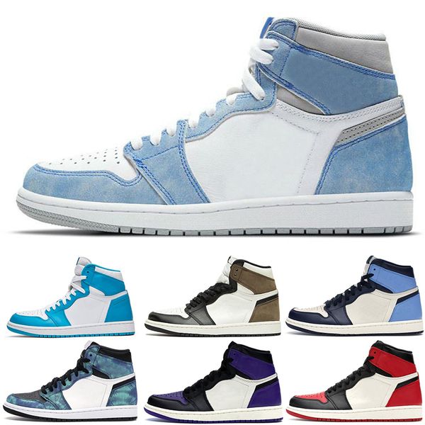 

man basketball shoes 1 1sturbo green hyper royal unc dark mocha obsidian tie dye court purple bred toe cactus jack chicago game pine shadow