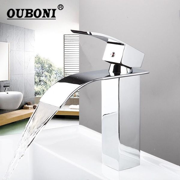 

bathroom sink faucets us faucet ceramic waterfall chrome brass basin lavatory combine set faucet,mixer tap