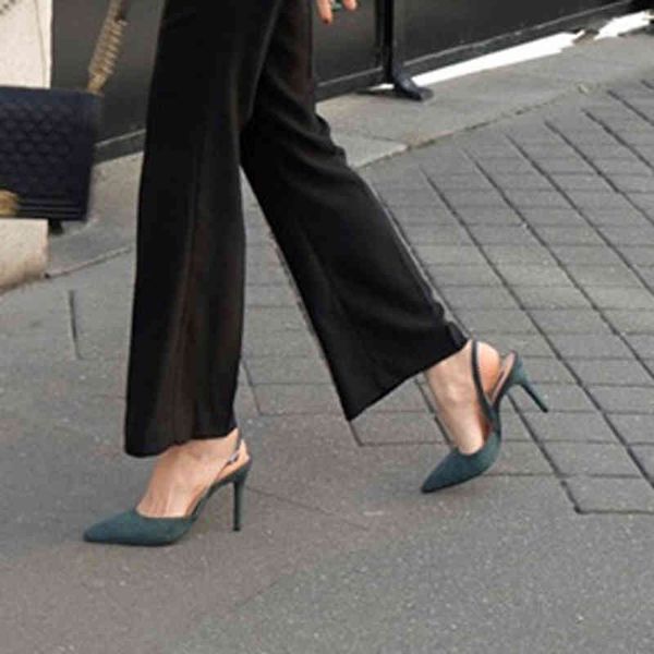 

dress shoes fancy stiletto-clad sandals, single sliding shoes, black high heels, nude social ld7j
