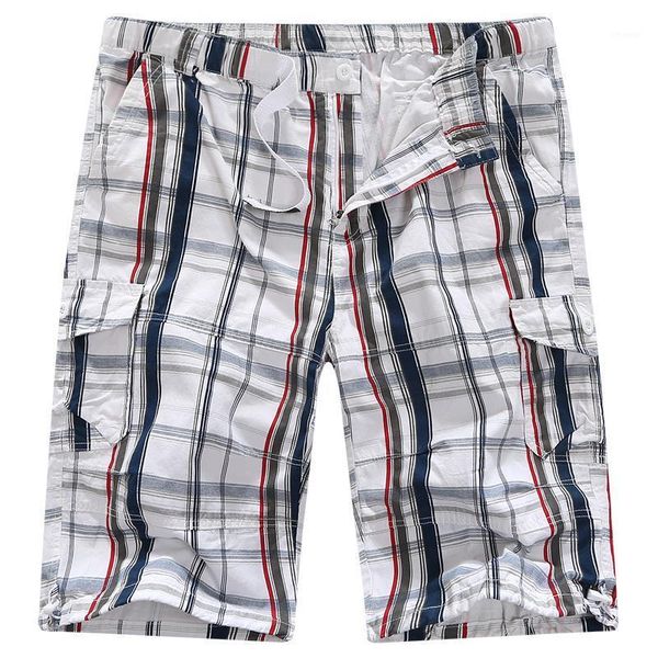 

men cargo tactical track sweat pants 46 48 50 cotton calf-length baggy plaid hip hop military large men's, Black