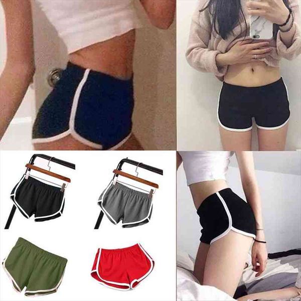 

multi-colors patchwork fitness casual straight womens short wild beach summer loose, White;black