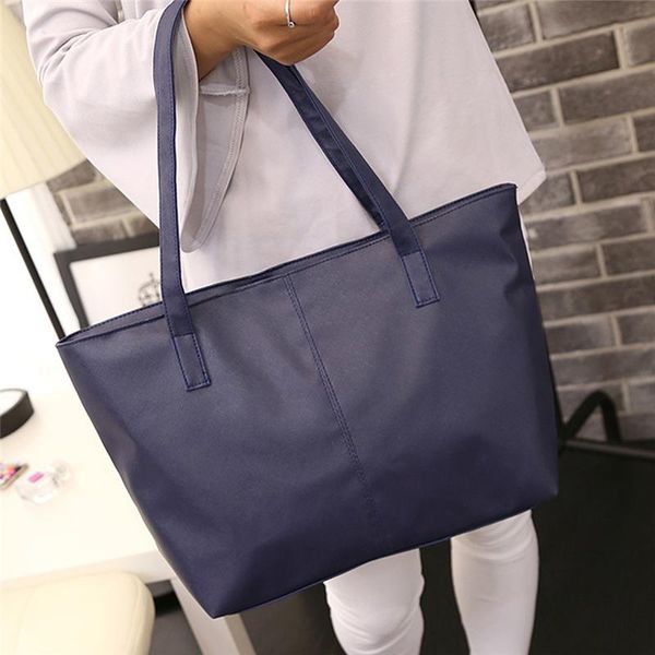 

shopping bags fashion multicolor women pu leather handbags large capacity casual