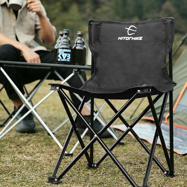 

fishing accessories outdoor camping picnic travel leisure comfortable simple portable folding storage small steel pipe chair