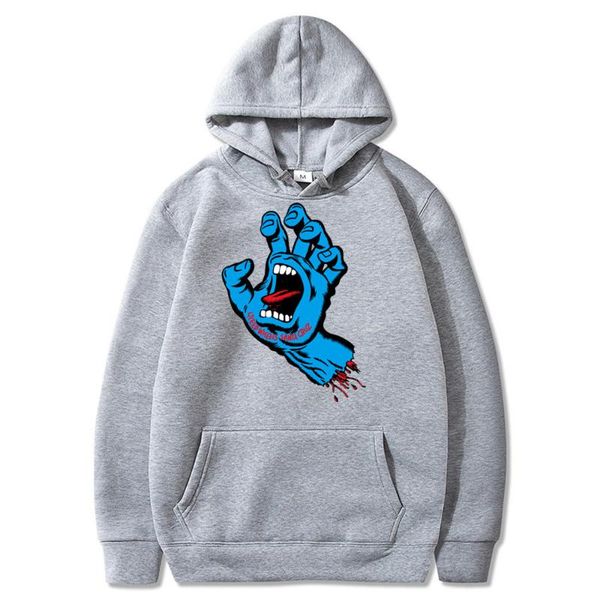 

men's hoodies & sweatshirts sudadera con capucha para hombre y mujer, prenda deportiva masculina estampado de manos zombie, jersey chÃ¡n, Black