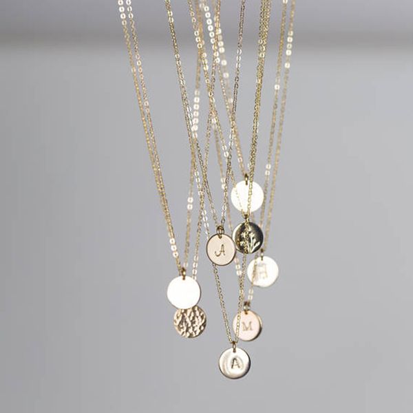 

925 silver name necklace handmade rose gold coins choker 7mm pendant collier femme kolye collares jewelry boho women