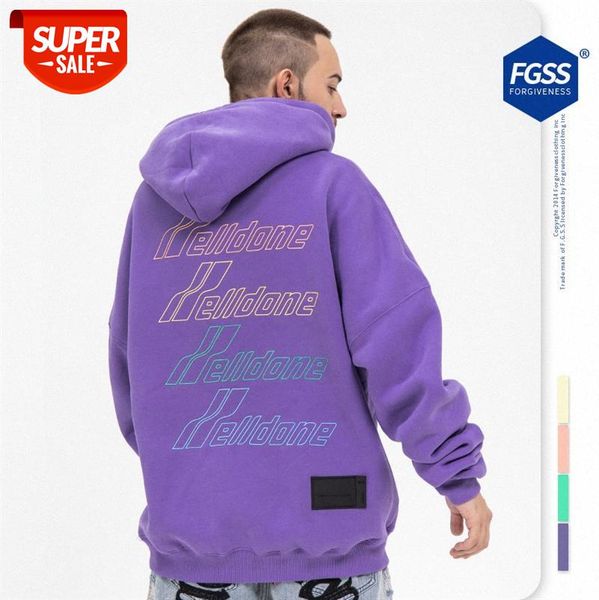 

color logo letters and velvet hooded men's sweater on the back of autumn tide brand #d11x, Black