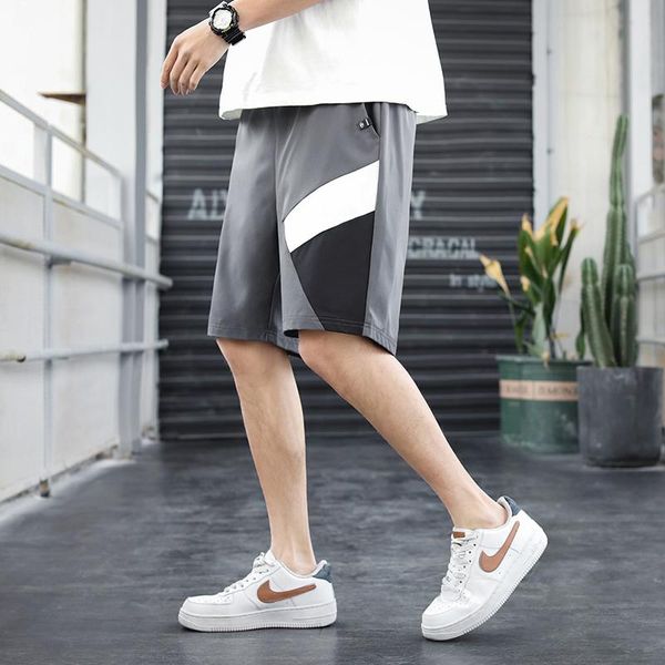 

mens joggers shorts summer casual gyms fitness men sportswear tracksuit homme loose clothes fashion streetwear men's, White;black