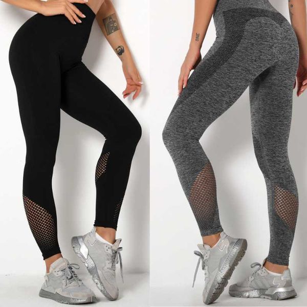 

women's leggings sport legging women seamless workout clothes push up pants leginsy high waist jeggings fitness, Black