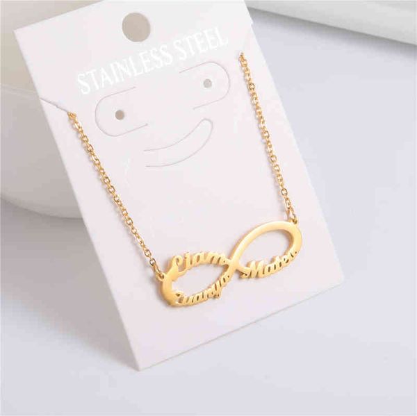 

cazador personalized custom name bracelets gold color infinity bracelet stainless steel women girls jewelry friendship gifts, Golden;silver