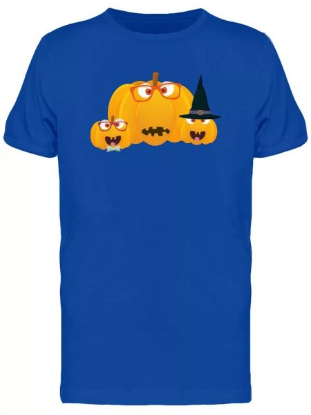 

Three Happy Halloween Pumpkins Men's Tee -Image by Shutterstock, White;black